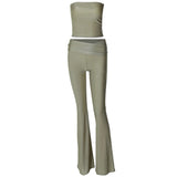 Women Co-Ord Set Summer Fashion Tops Slim Trousers Women's Suit