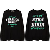 Men Long Sleeve Shirt Printed Long Sleeve T-shirt Men's Women's Pullover Couple