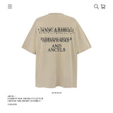 American vintage street T-shirt cotton portrait print men and women summer loose