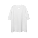 Men T Shirt Printed Short-Sleeved T-shirt Men's Loose Half Sleeve Couples Dress