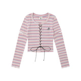 Women Long Sleeve T-Shirt Long Sleeve T-shirt Girls' Spring and Autumn Design Short Top