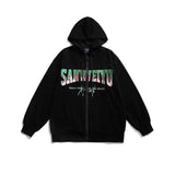 Unisex Jacket Fall Letter Pullover Embroidered Sweater Women's Clothing