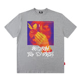 Men T Shirt Men's Loose Printed Fashion Brand Men's Summer T-shirt