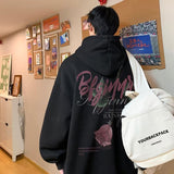Men Hoodie Loose Hooded Sweater Men's Autumn Couple Wear Fashion Brand