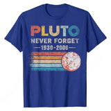 Pluto Never Forget Vintage Funny Lover Gift T-Shirt
