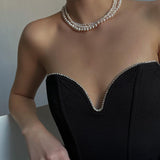 Women Halter Tops Spring New Fashion V-neck Top
