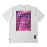 Men T Shirt Hip-Hop Fashionable Brand Vintage Pop Print Summer Short Sleeve T-shirt Men