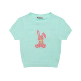 Women Sweater Short-Sleeved Sweater Women's Summer Casual round Neck Pullover