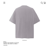 American vintage street T-shirt cotton fun cartoon print men and women summer loose half sleeve