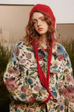 Unisex Jacket Autumn Floral Jacquard Coat Women's Clothing
