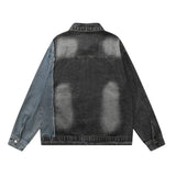 Men Denim Jacket Men's Washed Do the Old Cowboy