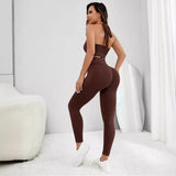 Women Co-Ord Set Tight Design Sports Suit Fitness Yoga Wear