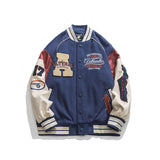 Varsity Jacket Vintage Baseball Uniform Men Spring and Autumn Jacket