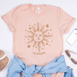Sun and Moon Celestial Tshirt 90s Graphic Crewneck Vintage