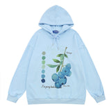 Men Hoodie Fruit Printed Sweater Men's Spring and Autumn Leisure Loose Sports
