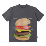 Men T Shirt Summer American Street Fashion Brand Short Sleeve T-shirt Men's Loose