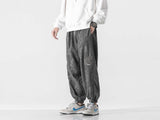 Unisex Pants Fall Contrast Color Ankle Banded Slacks