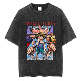 Mens Vintage T Shirt Streetwear Harajuku Japan