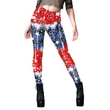 National Flag Day Leggings Spring/Summer Independence Day Clothing Sports Yoga Pants Casual Leggings Women