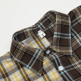 Men Long Sleeved T Shirt Plaid Long Sleeve Shirt Men Niche Color Contrast Patchwork Lapel Shirt Coat