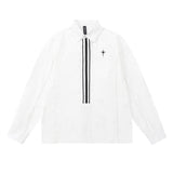 Men Long Sleeved T Shirt Vibe Heterochrosis Top Fly Long Sleeve Shirt Men's Spring and Autumn Leisure Loose