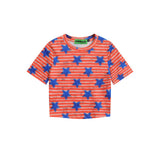 Women T-shirt Short-Sleeved T-shirt Girls Ins Niche round Neck