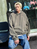 Men Hoodie Hooded Sweater Men's Spring and Autumn Fashion Brand Pu Handsome Loose High-End Coat