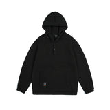 Unisex Hoodie Vintage Waffle Sweater Men's and Women's Loose Casual Hooded