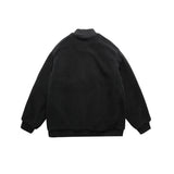 Unisex Sweater Winter Large Workwear with Pocket Cotton Jacket