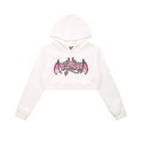 Women Hoodie Printed Hooded Short Sweater Women's Autumn Leisure Long Sleeve Hoodie