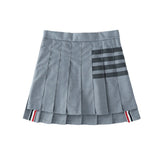 Women Skirt High Waist Pleated Skirt Skirt