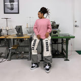 Women Cargo Pants Jeans Winter Women's Design Sense Drooping Wide-Leg Pants