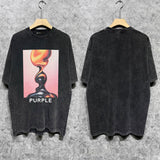 Purple Brand T Shirt Short Sleeve T-shirt Blouse