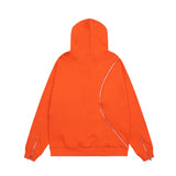 Men Hoodie Patchwork Hoodie Men's Trendy Fashion Loose