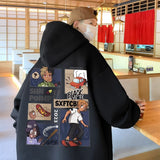 Men Hoodie Hiphop Fashion Brand High Street Sweater Men's Spring and Autumn Loose Hooded