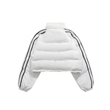 Unisex Jacket Winter Stand Collar Short Bread Coat