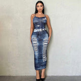 Women Dresses Women Autumn Leisure Slim Fit Denim Dress