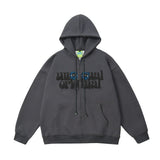 Men Hoodie Loose Casual Hooded Zipper Coat Autumn and Winter