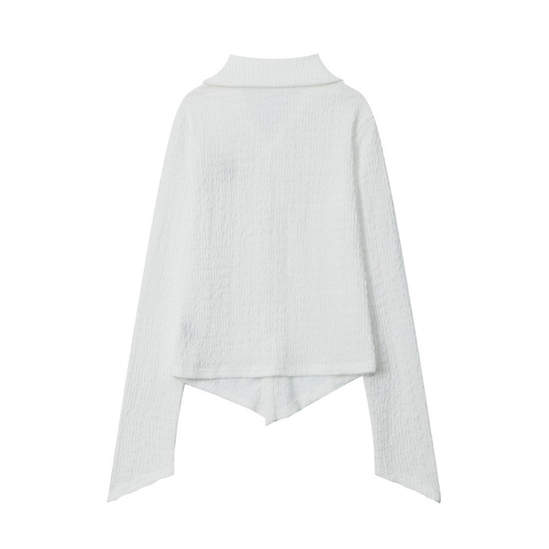 Women Long Sleeve T-Shirt T-shirt Girls Autumn American Embroidery Cardigan Top