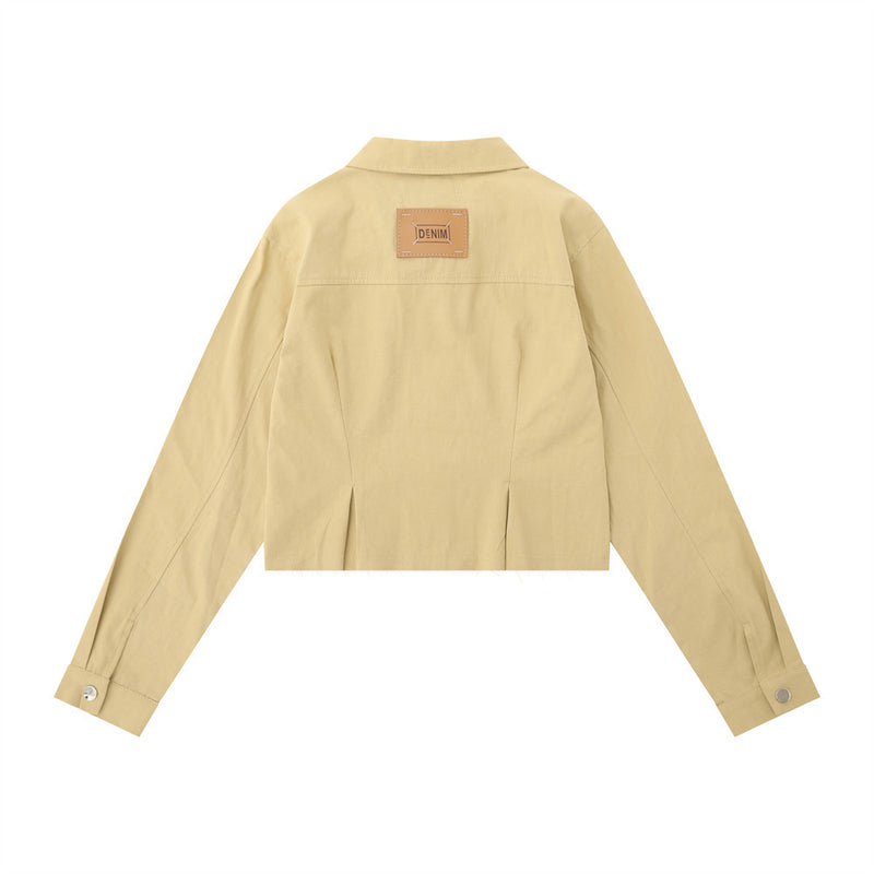 Women's Long Sleeve Shirt Women's Trendy Autumn Design Short Shirt