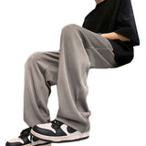 Men Sweatpants Ice Silk Pants Men's Summer Loose Drooping Fashion Brand Leisure