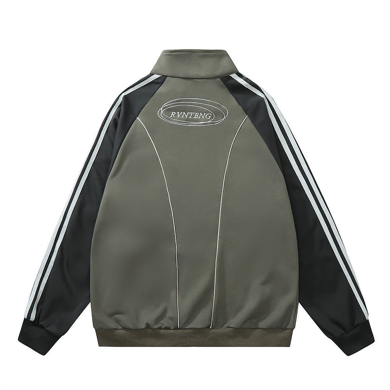 Men Hoodie Sweater Men's Stitching Spring and Autumn Outdoor Loose Sports