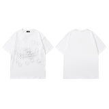 Men T Shirt Spring and Summer New Couple Half Sleeve T-shirt Hip Hop Short Sleeve T-shirt Men and Women