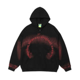 Men Hoodie Hooded Jacket Men Loose-Fitting Autumn/Winter Wear