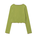 Women Long Sleeve T-Shirt Long Sleeve T-shirt Girls' Spring and Autumn Casual Top