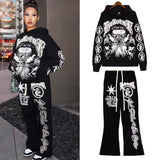 HS Outfit: Hoodie/Sweatpants (Separate Purchase Options) Loose Creative Set