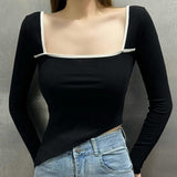 Women Long Sleeve Shirt Women's Bottoming Shirt Women's Long Sleeve
