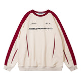 Men Hoodie round Neck Sweater Long Sleeve Pullover Sports Top Autumn