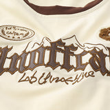 Women T-shirt Letters Embroidered Short-Sleeved T-shirt Girls Summer Casual round Neck