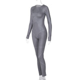 Women Jumpsuit Women's Clothing Winter Print Sports Long Sleeve Jumpsuit